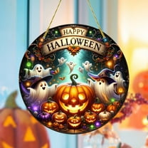 PRETXORVE Halloween Decorations, Fall Decor for Home, Halloween Solar Powered Ground Lights Party Decorations No Wiring Needed