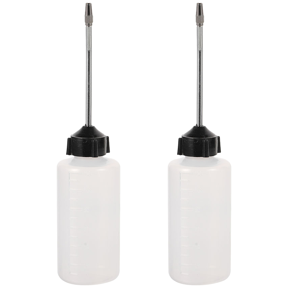 PRETYZOOM 2Pcs Empty Sewing Machine Oil Bottles Iron Mouth Oil