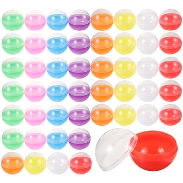 100 Empty 1-Inch Acorn Vending Capsules – Assorted Bright Colors, Carnival Ready