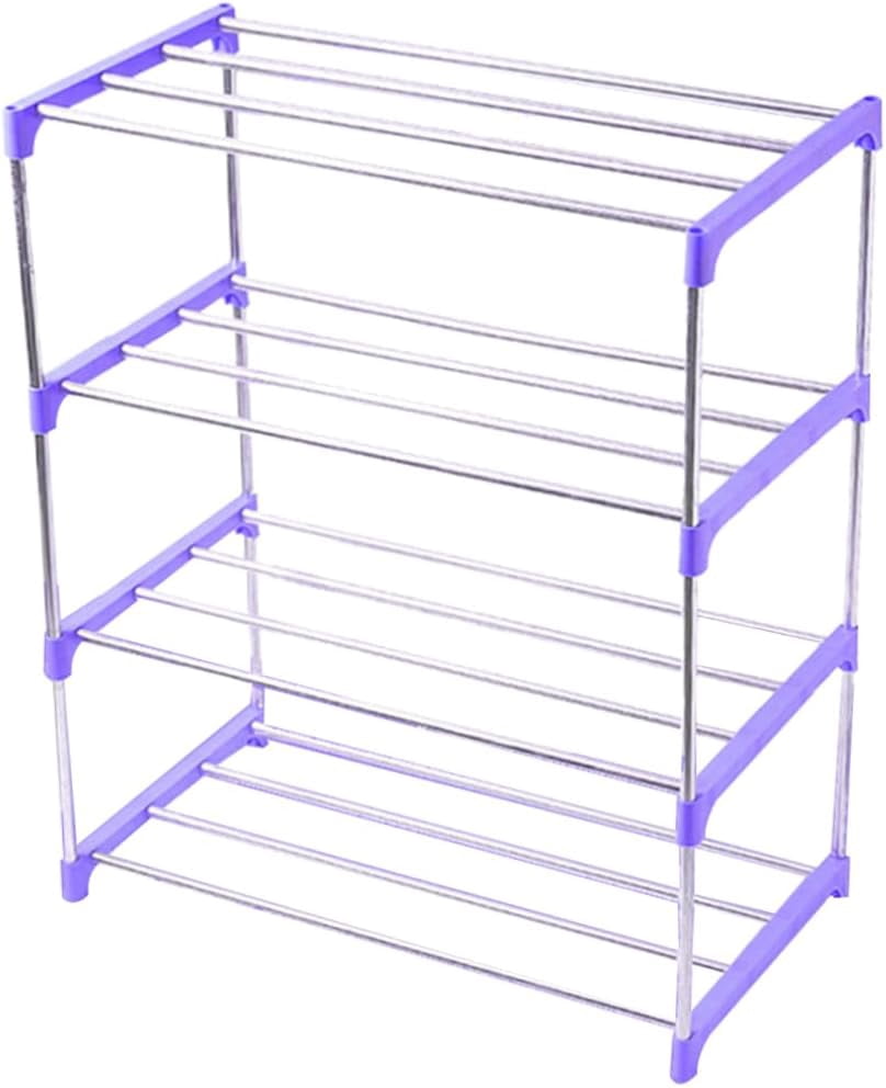 PRETYZOOM Shoe Storage Organizer Shoe Shelf Stainless Steel Holder for ...