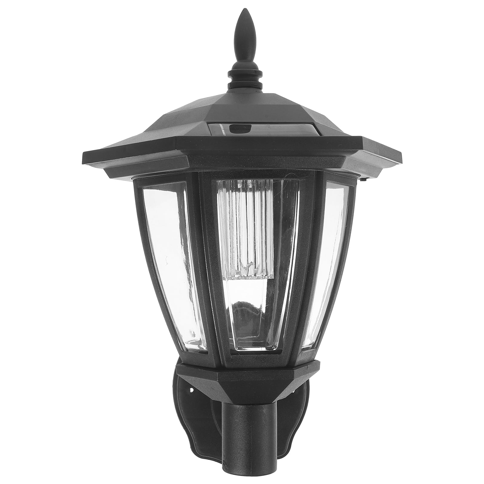 PRETYZOOM Solar Sensor Wall Light Solar Wall Lamp Outdoor Wall Mount Lamp for Porch Garden Fence