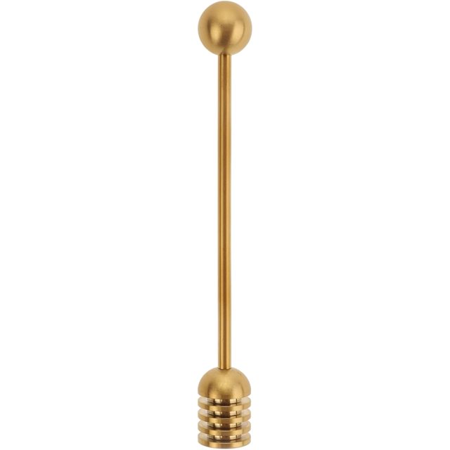 PRETYZOOM Stainless Steel Honey Dipper Metal Stirring Stick