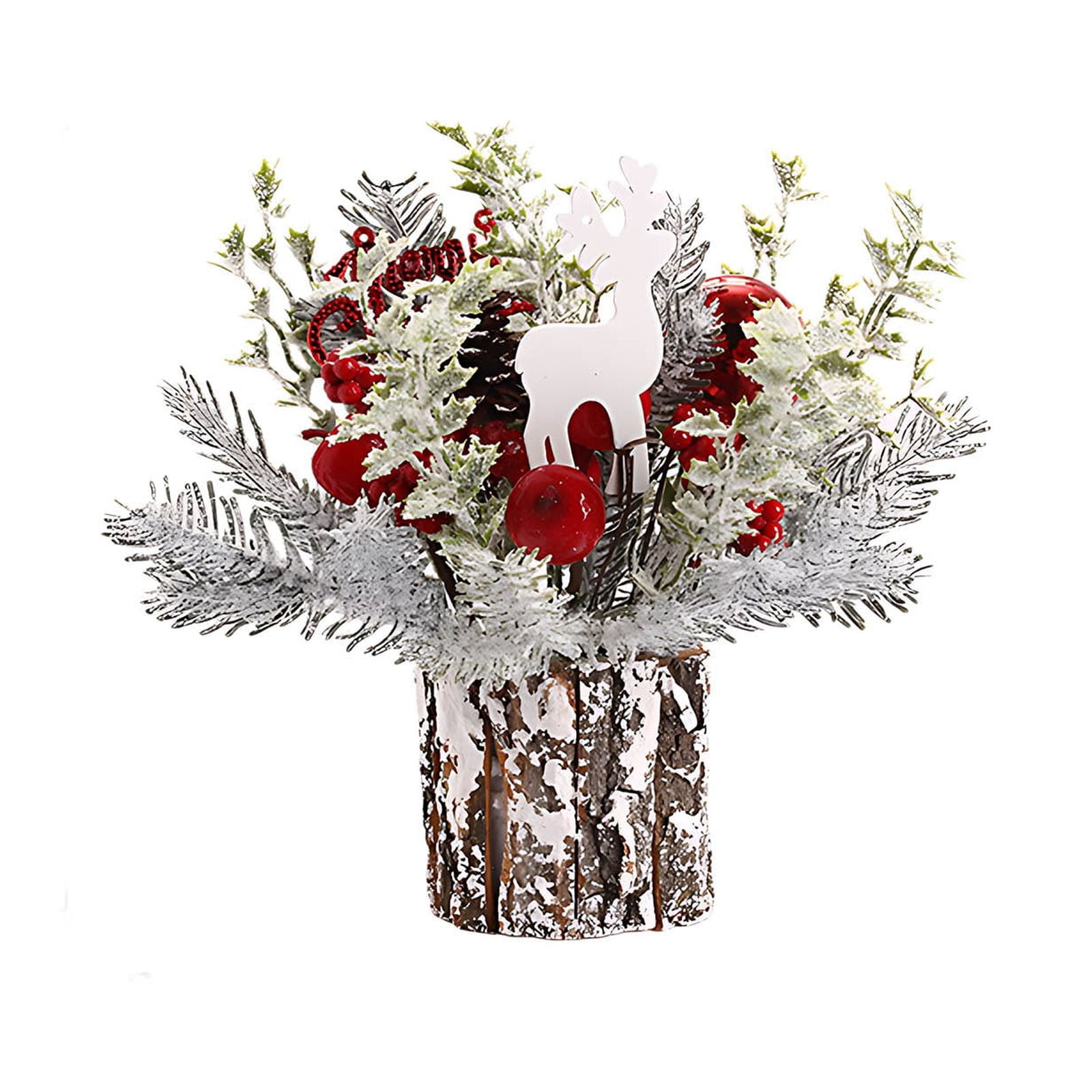PREWOOD Holiday Clearance！Artificial Christmas Trees 11.8 Inch Mini ...