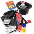 thumbnail image 1 of PREXTEX Magician Costume Kids Kit - Magic Tricks Games Toy with Magic Costume Includes Top Hat, Cane, Cape, Wand Kit, 1 of 6