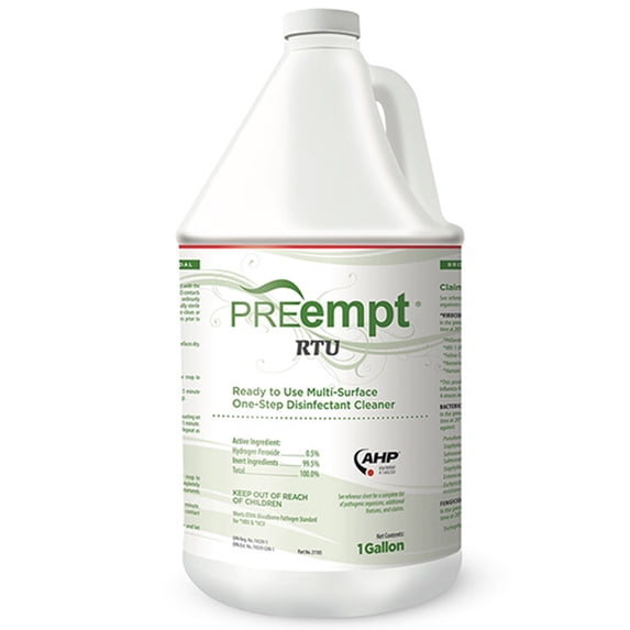 PREempt RTU Surface Disinfectant Cleaner Liquid 1 gal. Jug Scented 1 Ct 21105