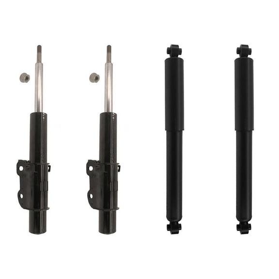 PRFMNCR 4PCS Shock Absorber Suspension Strut - Front Rear struts and shocks complete assembly for Dodge Sprinter 2500 3.0L 2007 2008 2009, for Dodge Sprinter 2500 3.5L 2007 2008