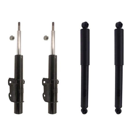 PRFMNCR 4PCS Shock Absorber Suspension Strut - Front Rear struts and shocks complete assembly for Mercedes-Benz Sprinter 3500 2.1L 2014 2015 2016 2017, for Dodge Sprinter 3500 3.0L 2007 2008