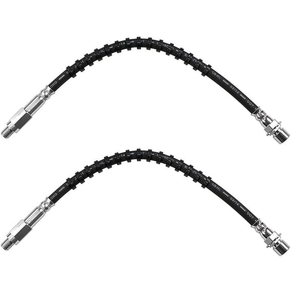 PRFMNCR Brake Hose Front Driver and Passenger Side Brake Line 2Pcs Replacement for Ford LTD 1973-1978 6.6L V8, for Lincoln Mark V 1977 1978 1979 6.6L V8 Replace# D20Z2078A, D6AZ2078A