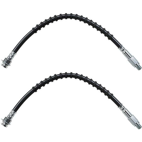 PRFMNCR Brake Hose Front Driver and Passenger Side Brake Line 2Pcs Replacement for Ford Pinto 1974-1980 2.3L l4, for Mercury Bobcat 1975-1980 2.3L l4 Replace# D4FZ2078A, D6FZ2078A