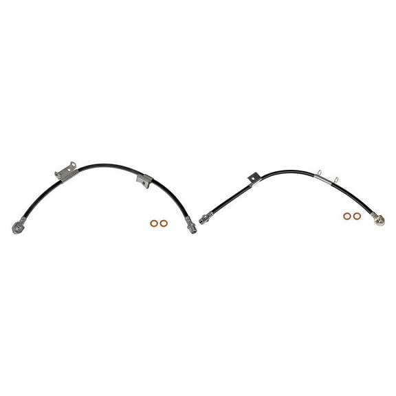 PRFMNCR Brake Hose Front Driver and Passenger Side Brake Line 2Pcs Replacement for GMC Sierra 1500 Classic 2007 5.3L V8 4WD;AWD;RWD, for GMC Sierra 1500 Classic 2007 6.0L V8 4WD;AWD;RWD
