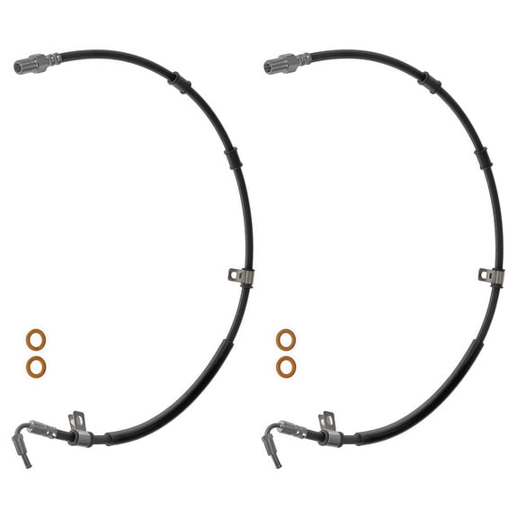 PRFMNCR Brake Hose Front Driver and Passenger Side Brake Line 2Pcs Replacement for IC Corporation CE Commercial 2005-2006 2008 7.6L l6, for IC Corporation CE Commercial 2005-2008 6.0L V8