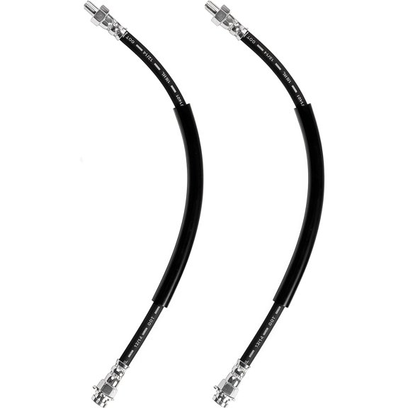 Brake Hose Front Driver and Passenger Side 2Pcs for Nash Rambler 1957 4.1L V8, for Nash Ambassador Custom 1956 5.8L V8 Replace# 3213846, A15803, 5356054