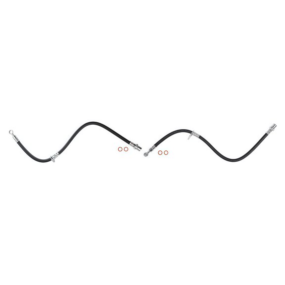 PRFMNCR Brake Hose Front Driver and Passenger Side Brake Line 2Pcs Replacement for Subaru Outback 2000-2009 2.5L H4, for Subaru Baja 2003 2006 2.5L H4 Replace# 26540AE010, 26590AE030
