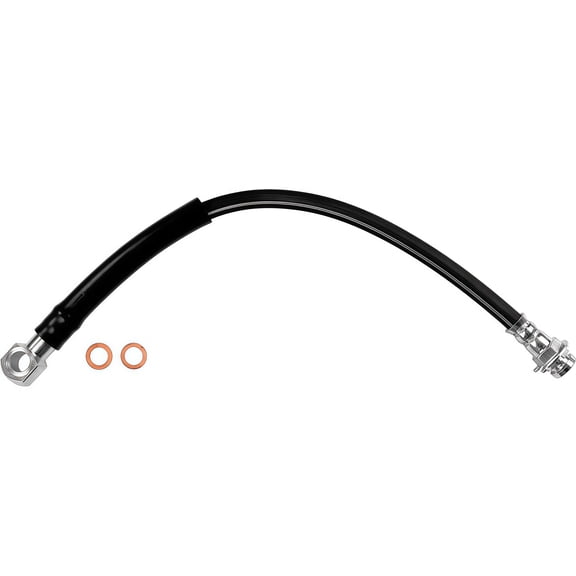 PRFMNCR Brake Hose Front Driver and Passenger Side Brake Line Brake Hydraulic Hose 1Pcs Replacement for Chevrolet Chevelle 1973 5.0L V8, for GMC Sprint 1974 1975 6.6L V8 Replace# 9753753