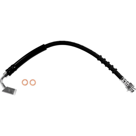 PRFMNCR Brake Hose Front Driver and Passenger Side Brake Line Brake Hydraulic Hose 1Pcs Replacement for Dodge D300 1978 7.2L V8, for Dodge D200 1978 1980 4.0L l6 Replace# 4036450, 4117811, 4176785