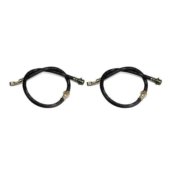 PRFMNCR Brake Hose Front Driver and Passenger Side Brake Line Brake Hydraulic Hose 2Pcs Replacement for Dodge Mini Ram 1984-1988 2.2L l4, for Chrysler TC Maserati 1989-1990 2.2L l4