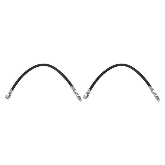Brake Hose Front Driver and Passenger Side Brake Hydraulic Hose 2Pcs for GMC 100 1957 5.7L V8, for GMC Truck 1955 1956 5.2L V8 Replace# 3696551, 19174253