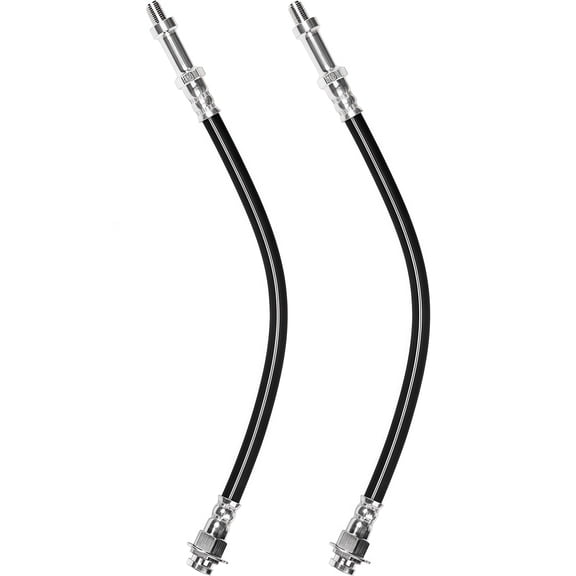 PRFMNCR Brake Hose Front Driver and Passenger Side Brake Line Brake Hydraulic Hose 2Pcs Replacement for Plymouth Barracuda 1971 1972 7.2L V8, for Plymouth Cuda 1970 1971 6.3L V8 Replace# 3766616