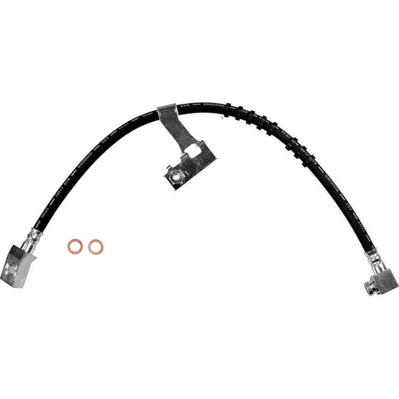 PRFMNCR Brake Hose Front Driver Side Brake Line 1Pcs Replacement for Dodge Daytona 1990 3.0L V6, for Chrysler TC Maserati 1989 1990 2.2L l4 Replace# 4313563, 4126839, 4313630, 4238579