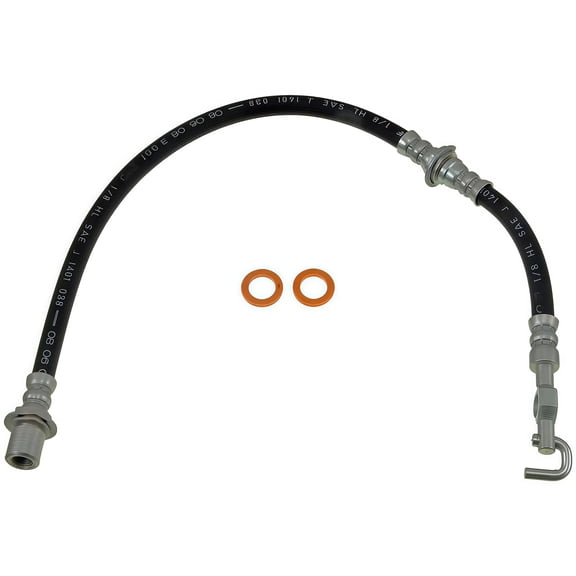 PRFMNCR Brake Hose Front Driver Side Brake Line 1Pcs Replacement for Toyota MR2 1985 1986 1987 1988 1989 1.6L l4 Replace# 9094702459, 9094702499, 9094702554, 9094702458, 9094702937