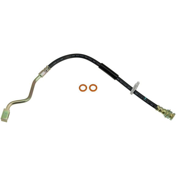 PRFMNCR Brake Hose Front Driver Side Brake Line Brake Hydraulic Hose 1Pcs Replacement for Ford F-350 Super Duty 1999-2004 6.8L V10 RWD, for Ford Excursion 2000-2005 5.4L V8 RWD Replace# F81Z2078BB