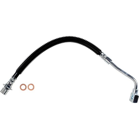 PRFMNCR Brake Hose Front Driver Side Brake Line Brake Hydraulic Hose 1Pcs Replacement for Saturn SL 1991-2002 1.9L l4, for Saturn SL1 1991-2002 1.9L l4 Replace# 21011181, 21011781