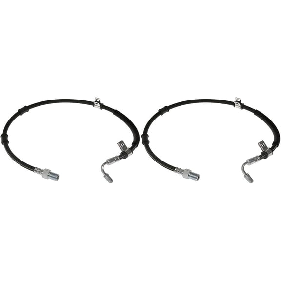 PRFMNCR Brake Hose Front Passenger Side Brake Line 2Pcs Replacement for IC Corporation 3800 2003 7.6L l6, for IC Corporation BE School Bus 2008-2009 6.4L V8 Replace# 4C4Z2078D, 4C4Z2078F