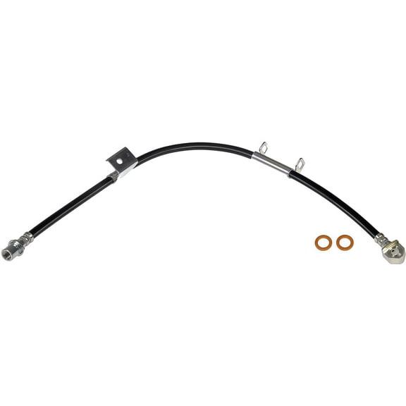 PRFMNCR Brake Hose Front Passenger Side Brake Line Brake Hydraulic Hose 1Pcs Replacement for GMC Sierra 1500 Classic 2007 5.3L V8 4WD;AWD;RWD, for GMC Sierra 1500 Classic 2007 4.8L V8 4WD;AWD;RWD