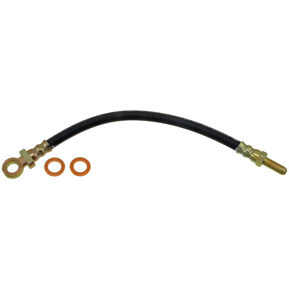 PRFMNCR Brake Hose Front Passenger Side Brake Line Brake Hydraulic Hose 1Pcs Replacement for MG MGB 1975 1976 3.5L V8, for MG MGB 1975 1976 1977 1978 1979 1980 1.8L l4 Replace# GBH111, GBH157, 88687