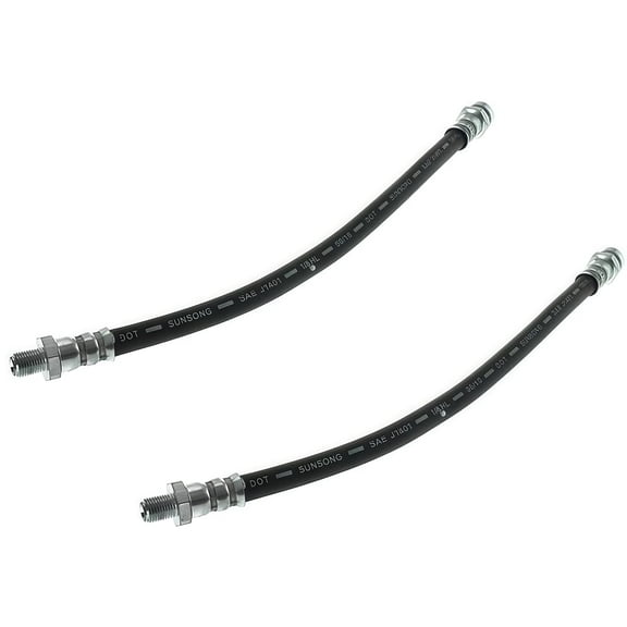 PRFMNCR Brake Hose Front Upper Brake Line Brake Hydraulic Hose 2Pcs Replacement for Dodge Conquest 1984 1985 1986 2.6L l4, for Dodge Colt 1979 1.4L l4