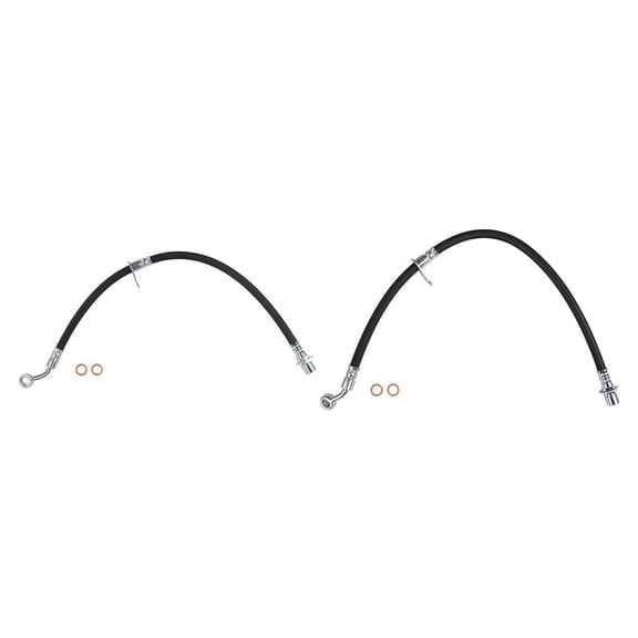 PRFMNCR Brake Hose Rear Driver and Passenger Side Brake Line 2Pcs Replacement for Chevrolet Equinox 2010-2012 3.0L V6, for Pontiac Torrent 2007-2009 3.4L V6 Replace# 5158078J12, 5157078J11