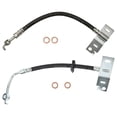 thumbnail image 1 of PRFMNCR Brake Hose Rear Driver and Passenger Side Brake Line 2Pcs Replacement for Ford F-150 2015 2016 2017 3.5L V6, for Ford F-150 2015 2016 2017 2.7L V6 Replace# FL3Z2282C, FL3Z2282A, 1 of 5