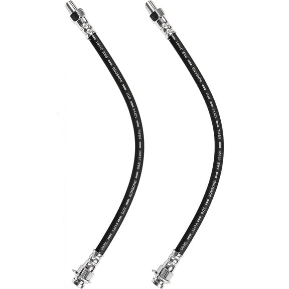 PRFMNCR Brake Hose Rear Driver and Passenger Side Brake Line Brake Hydraulic Hose 2Pcs Replacement for Dodge Challenger 1971 6.3L V8, for Plymouth Duster 1970 1971 5.2L V8 Replace# 9750279, C9AZ2078C