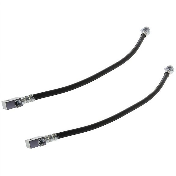 PRFMNCR Brake Hose Rear Driver and Passenger Side Brake Line Brake Hydraulic Hose 2Pcs Replacement for GMC Sonoma 1998-2003 2.2L l4 RWD, for Chevrolet S10 1998-2003 4.3L V6 RWD