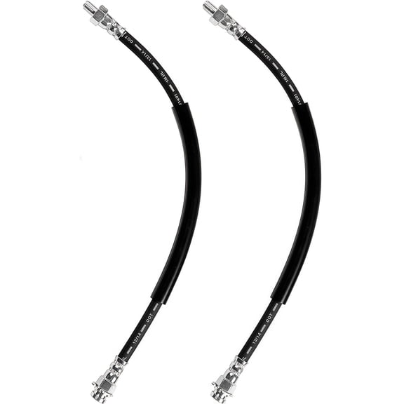PRFMNCR Brake Hose Rear Driver and Passenger Side Brake Line Brake Hydraulic Hose 2Pcs Replacement for Jeep Willys 1946-1958 2.2L l4, for AMC Marlin 1967 3.3L l6 Replace# 5356054, A15803, 3213846