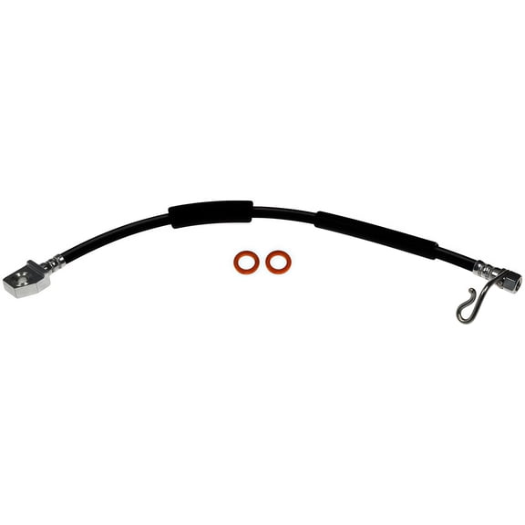 PRFMNCR Brake Hose Rear Driver Side Brake Line Brake Hydraulic Hose 1Pcs Replacement for Ford F-350 Super Duty 1999 2000 6.8L V10, for Ford Excursion 2000 6.8L V10 Replace# F81Z2268AG