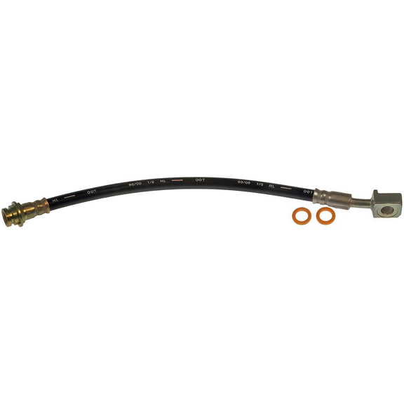 PRFMNCR Brake Hose Rear Driver Side Brake Line Brake Hydraulic Hose 1Pcs Replacement for GMC Sierra 1500 2001-2006 4.8L V8, for GMC Sierra 1500 2001-2006 5.3L V8 Replace# 15035859, 21999532, 15102323