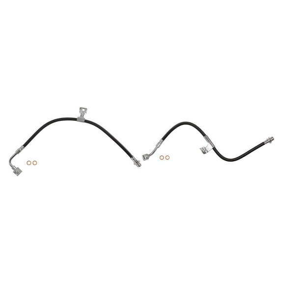 PRFMNCR Front Left Front Right Brake Hydraulic Hose Pack of 2 for Chevrolet C10 Suburban 1979 1980 4.1L l6, for GMC C1500 1979 1980 4.8L l6
