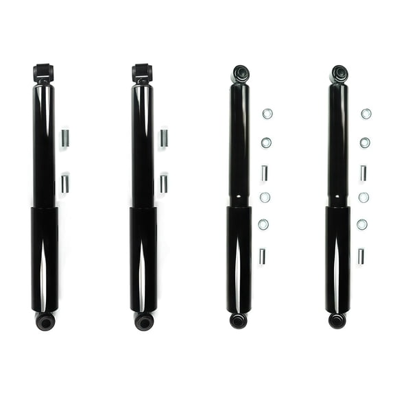 PRFMNCR Front Rear Shocks Shock Absorber Pack of 4 for Jeep CJ7 1976 1977 1978 1980 1981 5.0L V8, for Jeep Dispatcher 1965 1966 2.2L l4
