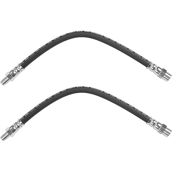 PRFMNCR Rear Driver and Passenger Side Brake Line 2Pcs for Mercedes-Benz 190E 1987-1992 2.6L l6, for Mercedes-Benz 300D 1987 3.0L l6 Replace# 94854520, 1264280335, 107101, 4283535