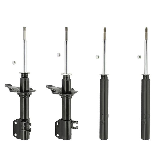 PRFMNCR Struts Front and Rear Set (4) - Suspension Strut Replacement, Car Struts fits Pontiac Firefly 1989-1991 fits Swift 1989-1994 fits Chevrolet Sprint 1989-1991 fits Chevy Sprint 1989-1991