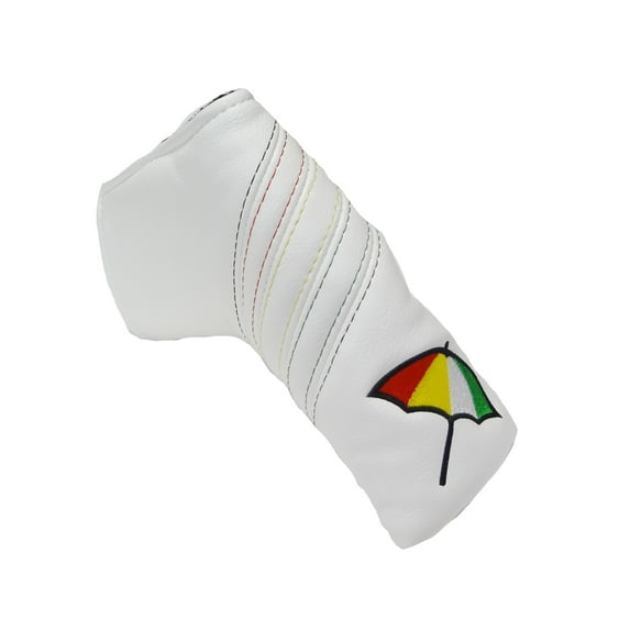 PRG Originals Arnold Palmer Track Blade Putter Headcover - Magnet Closure, White -
