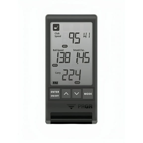 PRGR Black Pocket Golf Launch Monitor HS-130A (2021 Model)