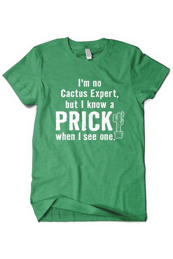 PRICK Hilarious Viral T-Shirt, Adult Fun Shirt, Heather Navy 2XL