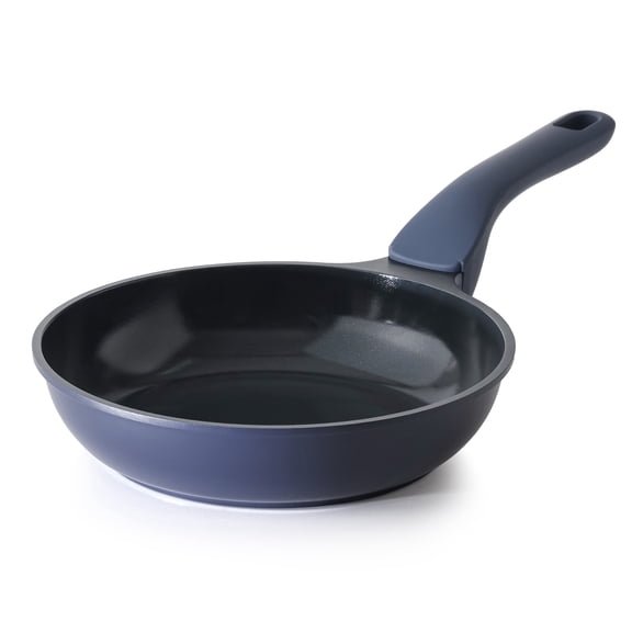 PRICUSIS Nonstick Ceramic Frying Pan, 8 inch, Non Toxic Skillet, Egg & Omelet & Chef's Pan, Induction Compatible & Oven Safe, Dishwasher Safe, Blueberry Mist
