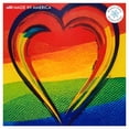 thumbnail image 1 of 11" Rainbow PRIDE Heart Roundel Window Cling Decal, LGBTQ+ Home, Store and Office Decor. Double Sided, Reusable, Made in America., 1 of 8