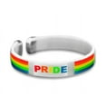 thumbnail image 1 of PRIDE Rainbow Bangle Bracelets, 1 of 3