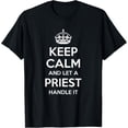 thumbnail image 1 of PRIEST Gift Funny Job Title Profession Birthday Worker Idea T-Shirt men and women can wear, black, white, gifts, 1 of 4