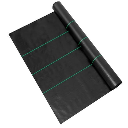 PRIJESSE 4x300 ft Heavy Duty Weed Barrier Landscape Fabric for Outdoor Gardens Non Woven Weed Blocker Fabric