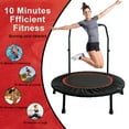 PRIJESSE HighQuality 40Inch Mini Trampoline for Adults, 660lbs